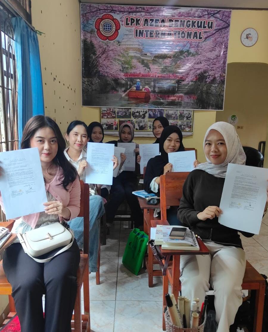 Alumni LPK Kaizu Hamagi Gakkou Raih COE dari Imigrasi Tokyo
